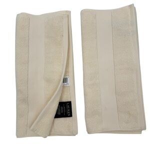 LAUREN Ralph Lauren Wescott Hand Towel Set of two Buttercup NWT